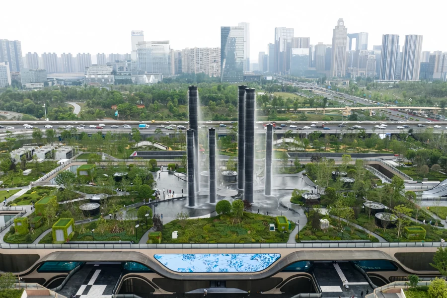 Chengdu SKP Tower: A Journey Through a Future Water Tower and Light Art in the City Center-2