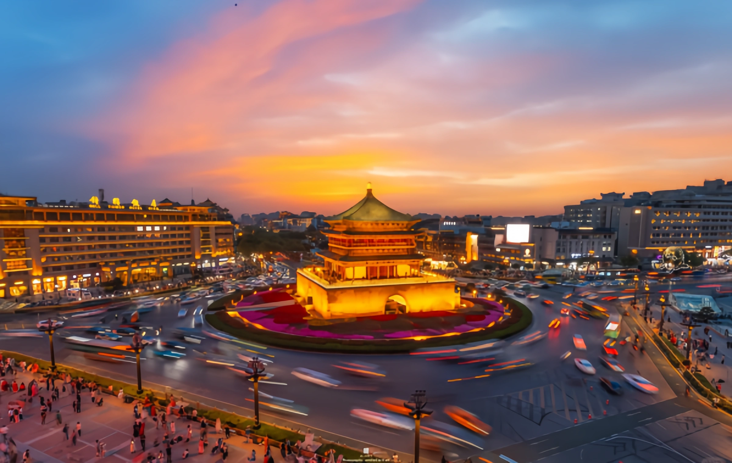 Xi'an Bell Tower: A Time Space Dialogue between Six Hundred Years of Morning Bell and Evening Drum and the Ancient and Modern Central Axis