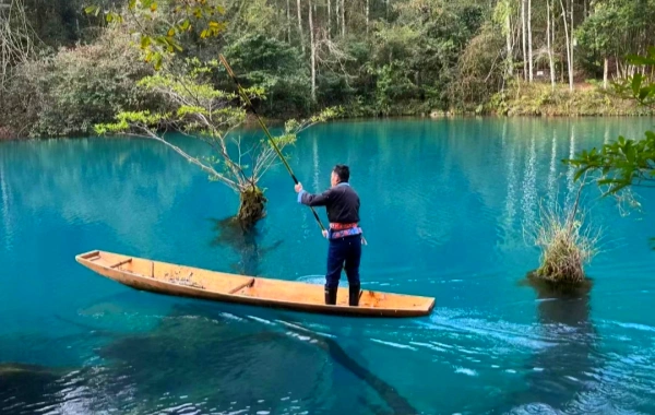 Libo Zhangjiangの風光明媚な区域:地球のベルトの緑の宝石へのEmeraldのワンダーランドAmidstのカルストの景色そして旅-3