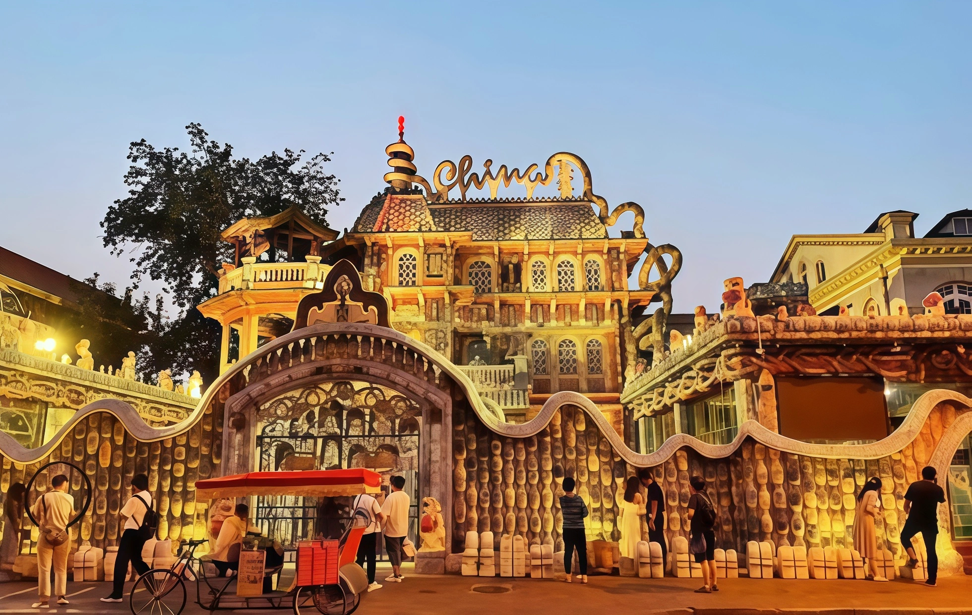 The Porcelain House: A French-Style Fantasy Woven from 700 million Ancient Porcelain Shards