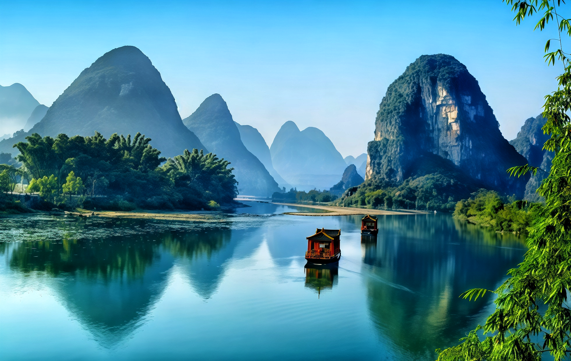 Nine-Horse Mural Hill: A Natural Enigmatic Painting on the Li River's Sheer Cliffs