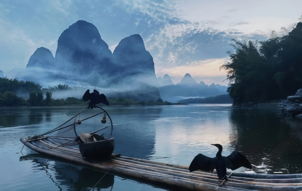 Reflection of Yellow Cloth:A Dreamlike Journey travers a Living Landscape Painting-3