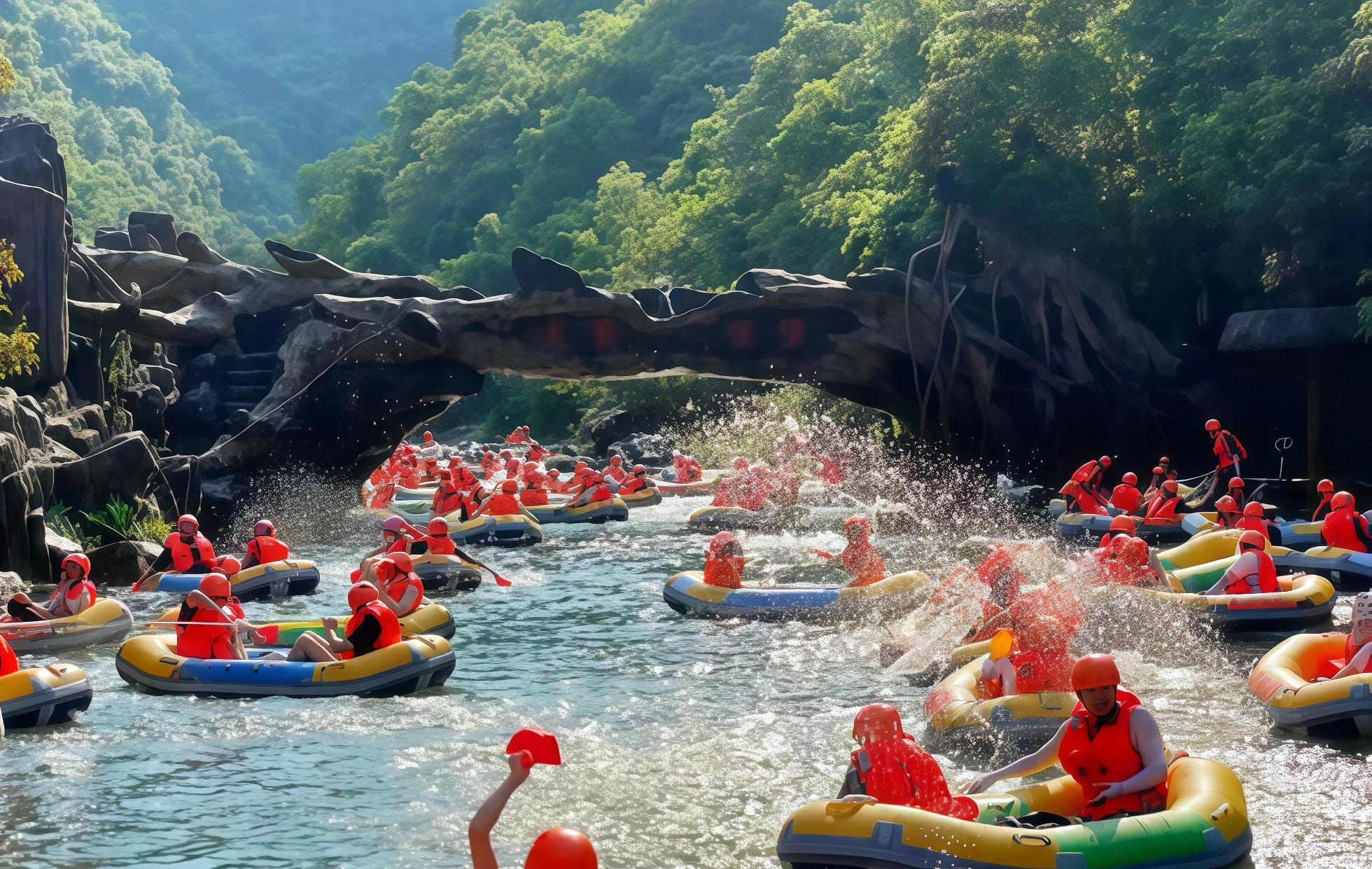 Tour d'aventure du Canyon de Guangzhou