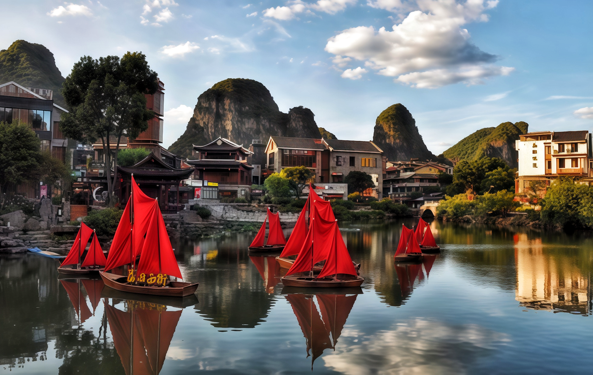 Yangshuo West Street : les carrefours du « Village mondial » et une rue des étrangers au milieu des paysages scéniques-2