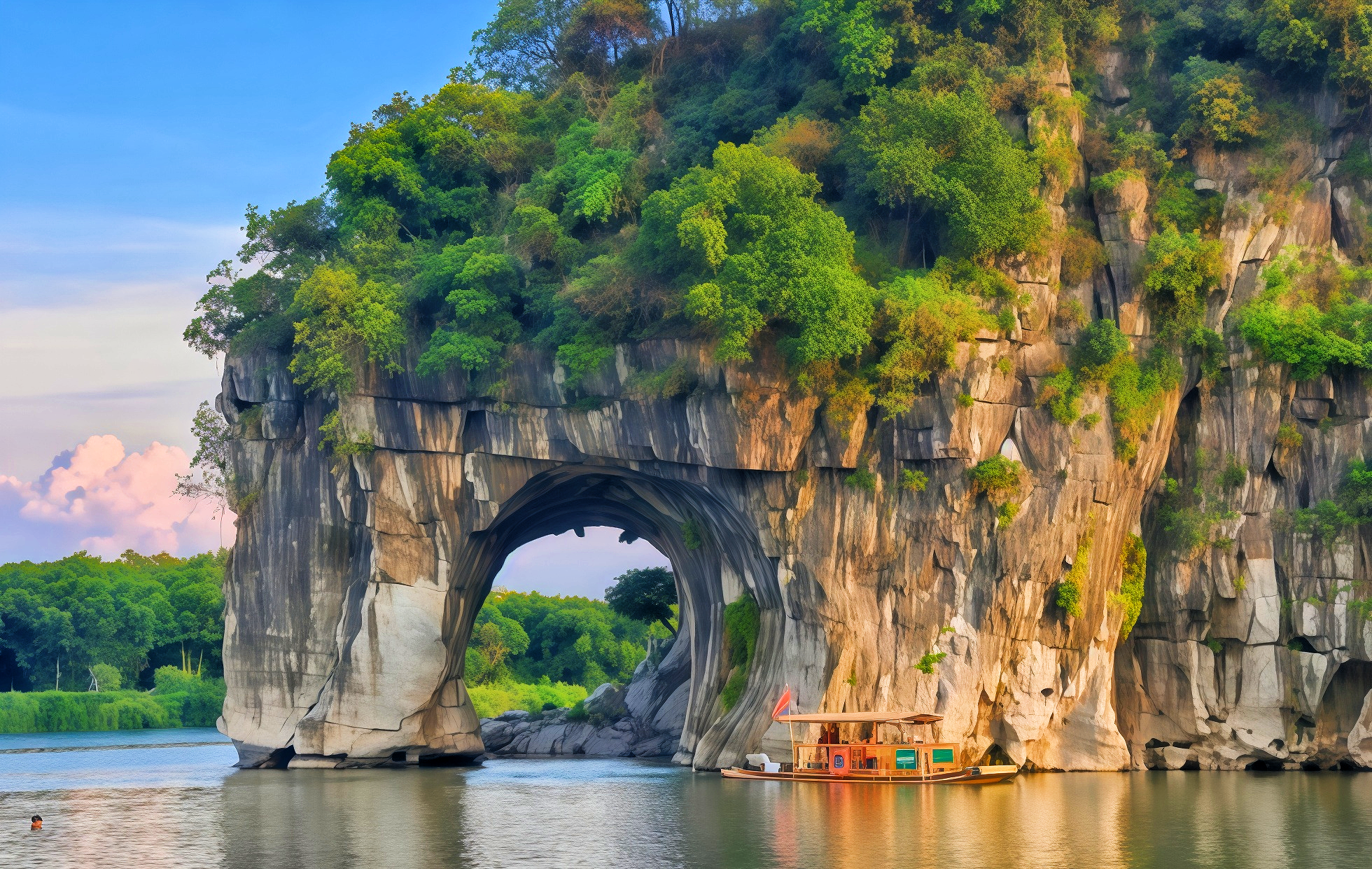 Tronc d'éléphant Colline: Un paysage poétique— L'emblème de Guilin-4