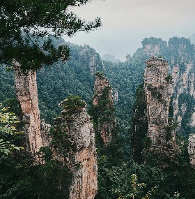 Zhangjiajie forest&Tianmen Mountain