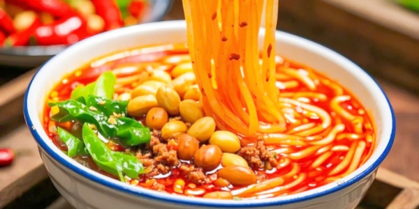 What are the toppings for suan la fen,China tour,1.jpg